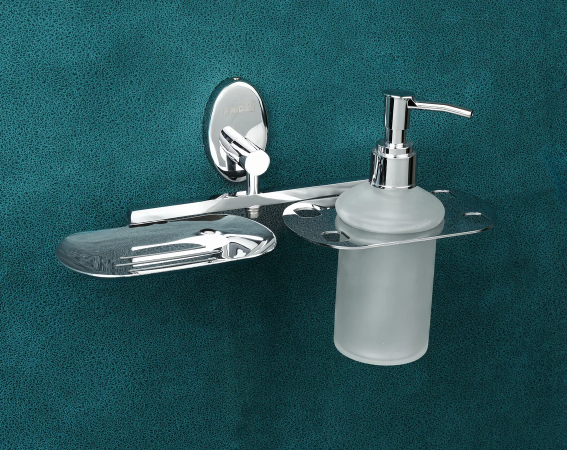 R-805 SOAP DISH WITH SOAP DISPENSER