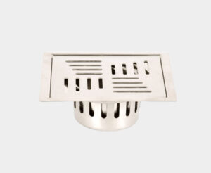 PR-122 flat cut cockroach trap floor drain in premium stainless steel - AISI 304/202 SS with pest protection and efficient drainage for bathrooms, kitchens, and commercial spaces by Pridel