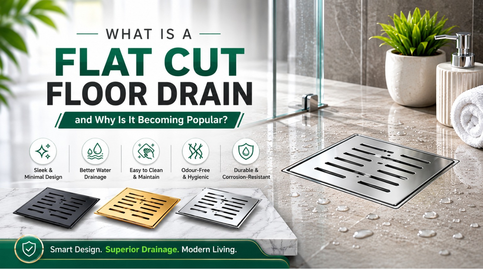 flat cut floor drain manufacturer